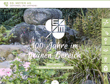 Tablet Screenshot of gartenbau-meyer.ch